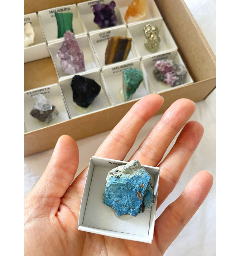 Cajita minerales de colección...
