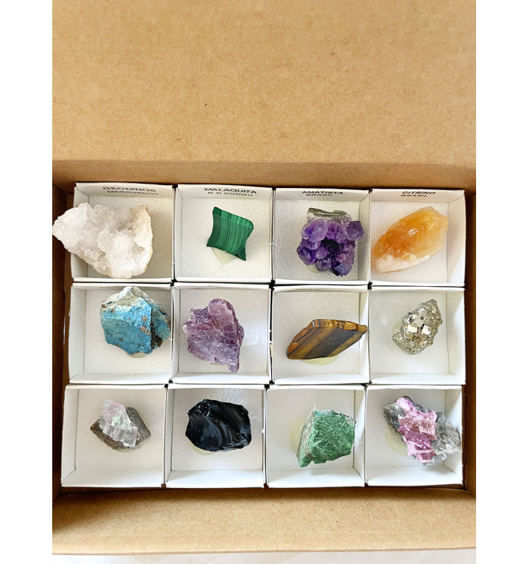 Cajita minerales de colección...