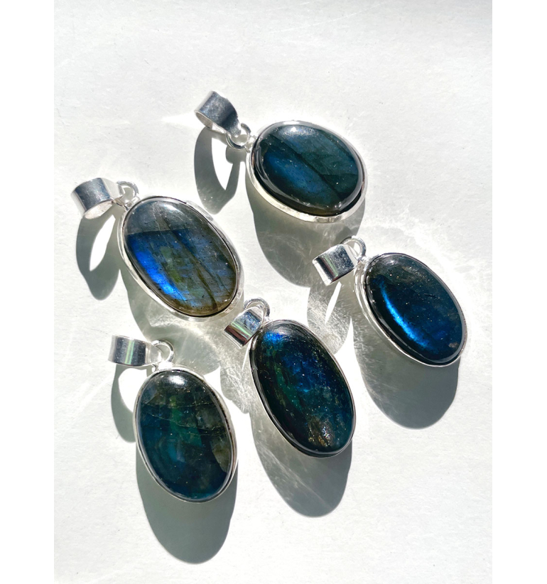 Colgante Labradorita de Madagascar