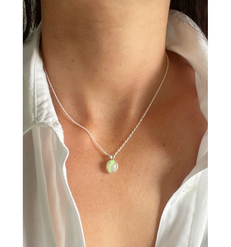 COLECCIÓN CÁPSULA: Colgante Ópalo de...