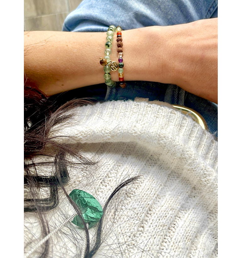 Sacred Chakra Pulsera  (cuentas 4mm)