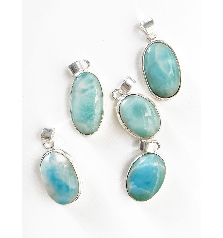 Colgante Larimar de Rep. Dominicana