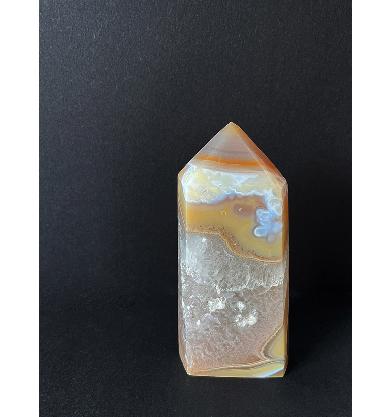 Punta generadora Ágata natural 206gr