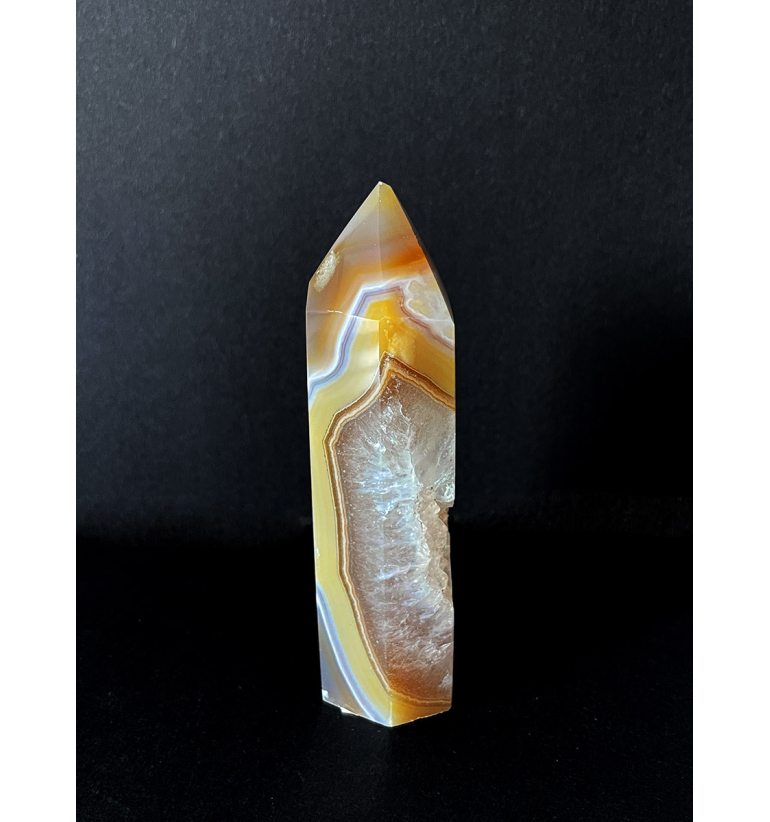 Punta generadora Ágata natural 206gr