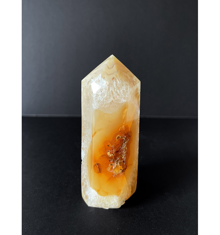 Punta generadora Ágata natural 218gr