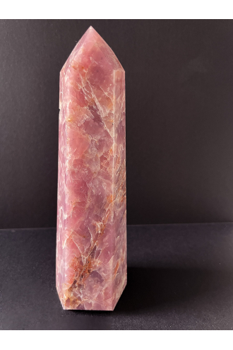 Cuarzo Hematoide rosa 491gr