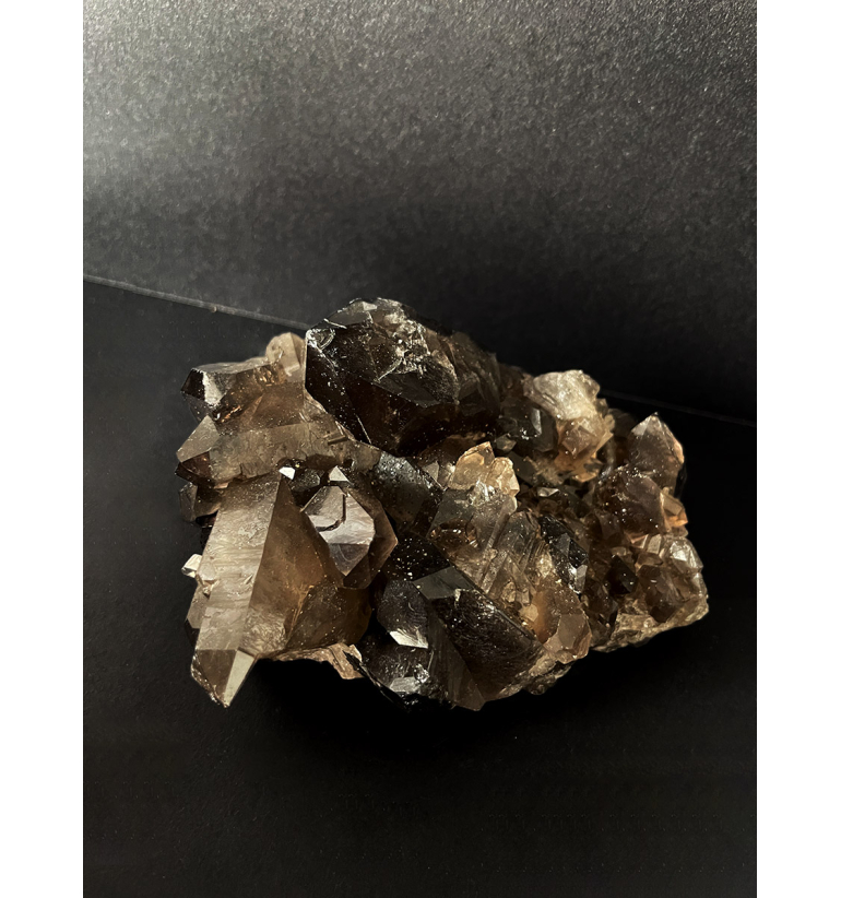 Drusa Cuarzo negro 470gr