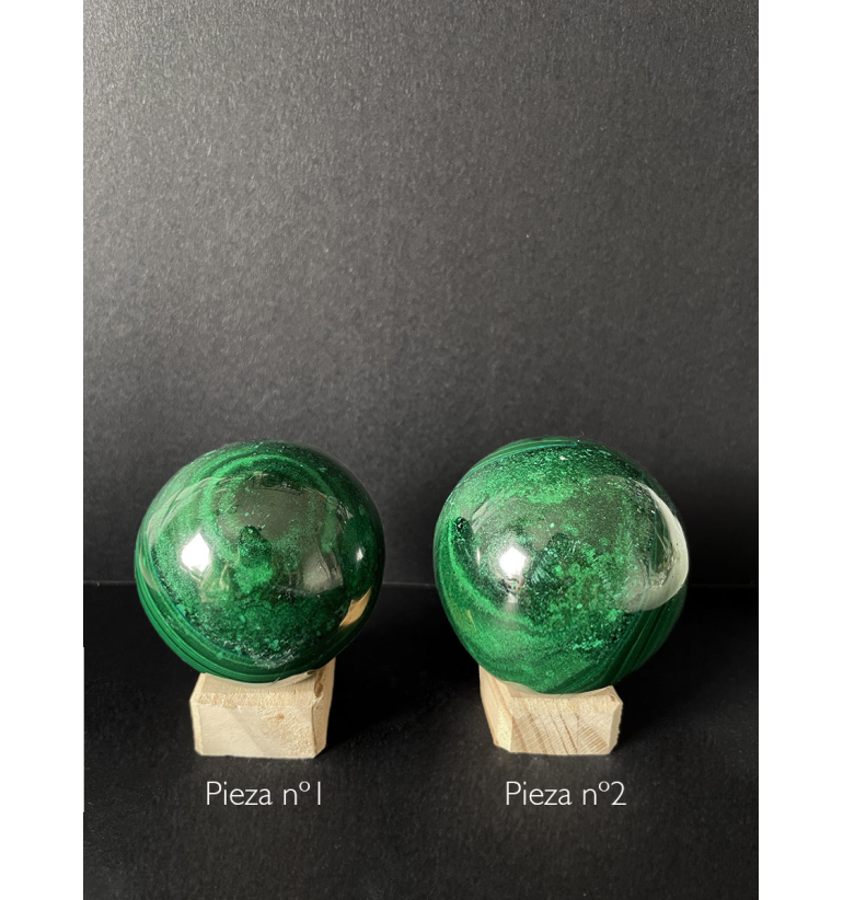 Esfera de Malaquita (285-319gr)
