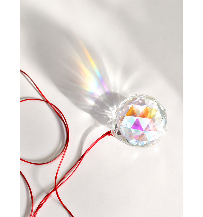 Esfera de cristal Feng Shui con baño...