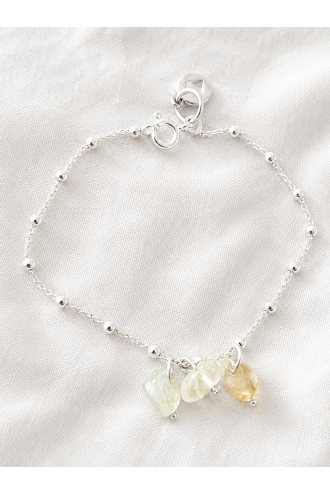 Astros pulsera con las Gemas de los signos del zodiaco y Plata libre de químicos 2