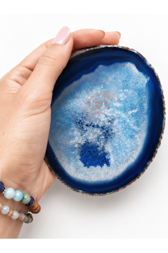 Rodaja de Ágata azul. Equilibrio y armonía para nuestro hogar 2