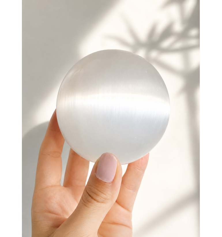 Esfera de Selenita calidad extra