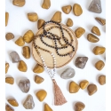 Be Fierce Mala con Gemas naturales y Rudraksha