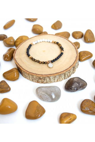 Be Fierce Pulsera con Gemas naturales y Rudraksha 2