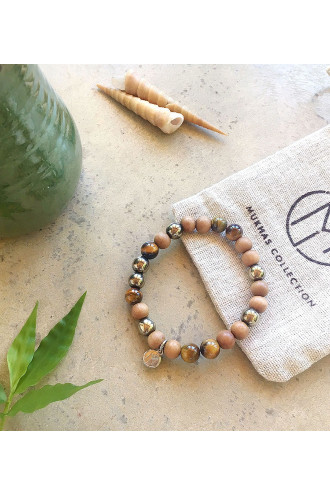 Talisman Abundance Pulsera con Gemas naturales y Sándalo 2