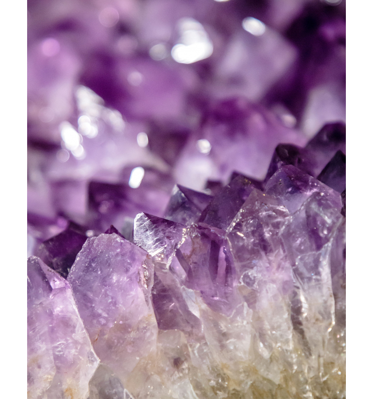 Drusa de Amatista natural para rodearnos de armonía en nuestro hogar