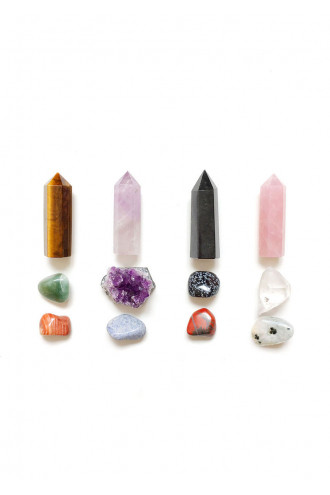 Pack Generador Amor con Cuarzo rosa, Rodonita y Granate 2