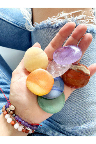 Bolsita rodados planos 7 Chakras 2