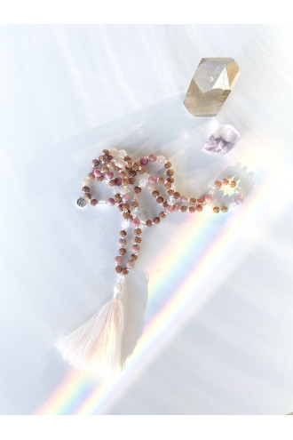 Fairy Mala con Gemas naturales y Rudraksha 2