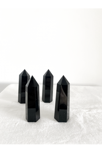 Puntas de Obsidiana negra para rodear de bienestar y armonía tu hogar 2