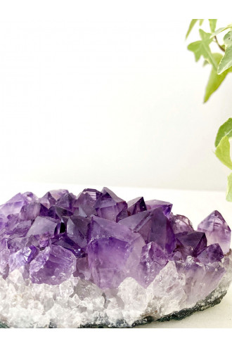 Drusa Amatista natural. Equilibrio y armonía para nuestro hogar 2