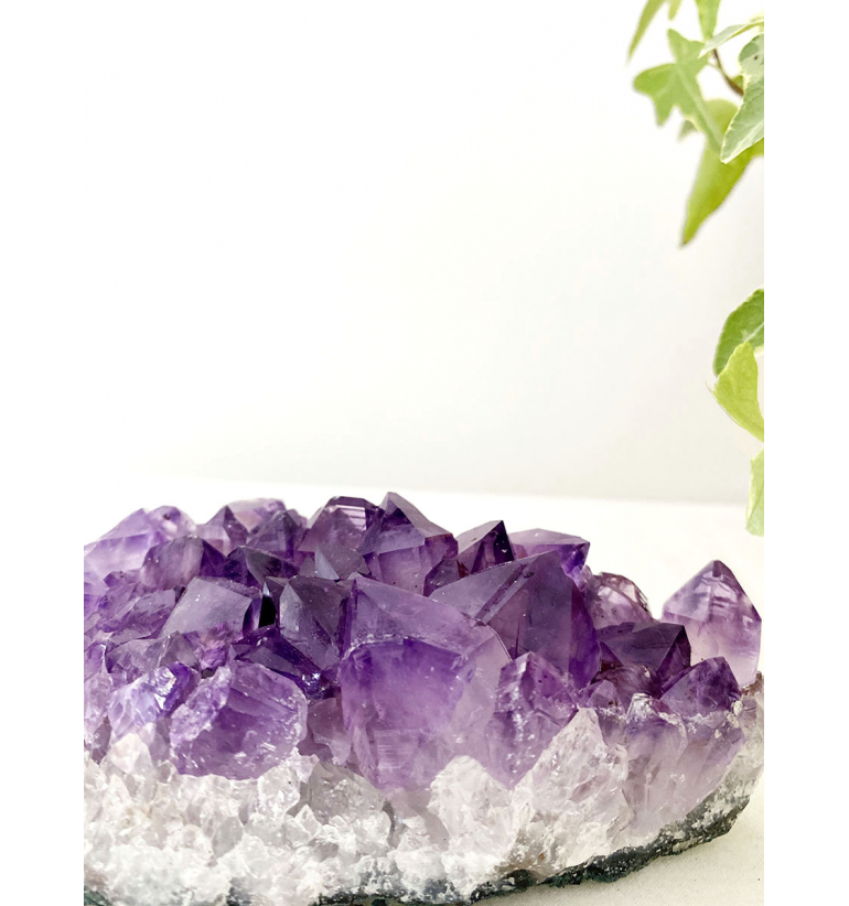 Drusa de Amatista natural para rodearnos de armonía en nuestro hogar