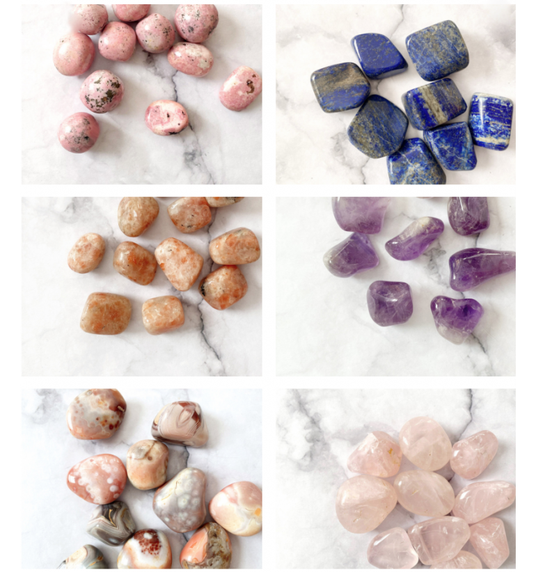 Rodado de Howlita (relajación, mente...