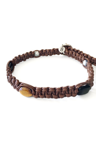 Collar talismán con Gemas de fuerza y protección para perros y gatos 2