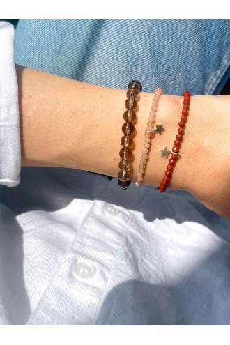 Constelaciones pulsera con las Gemas de los signos del zodiaco y Plata libre de químicos 2