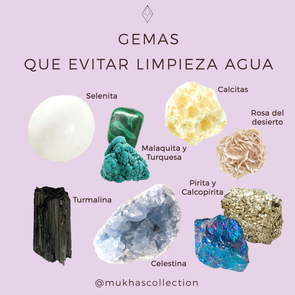 gemas evitar limpieza agua